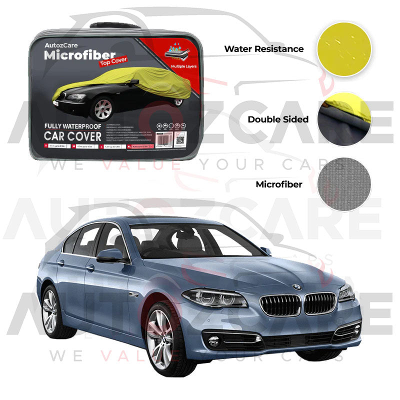 BMW 5 Series Microfiber Car Top Cover - Model 2010-2018