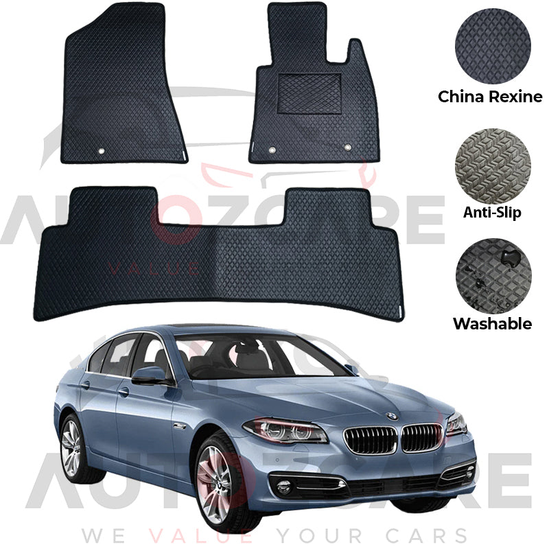 BMW 5 Series China Rexine Floor Mat 3PCS - Model 2010-2018