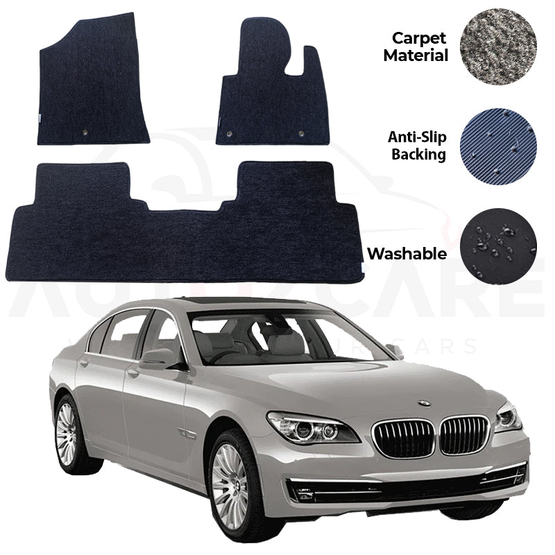 BMW 7 Series Genuine Fitting Carpet Floor Mat 3PCS - Model 2002-2009