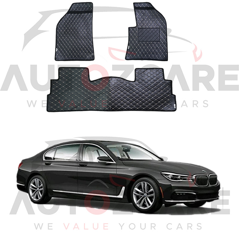BMW 7 Series 7D Floor Mat ( Flat Style ) 5Pcs - Model 2016-2022