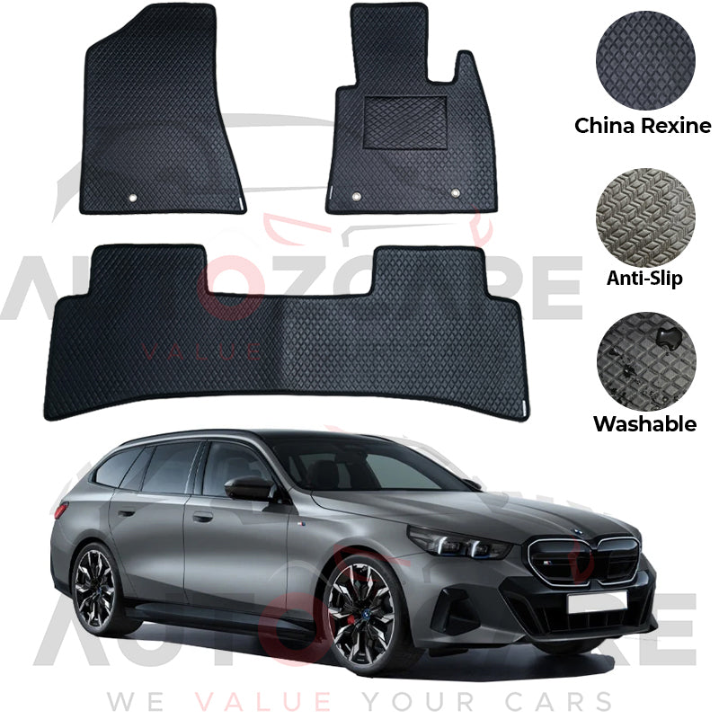 BMW I5 China Rexine Floor Mat 5PCS - Model 2023-2025