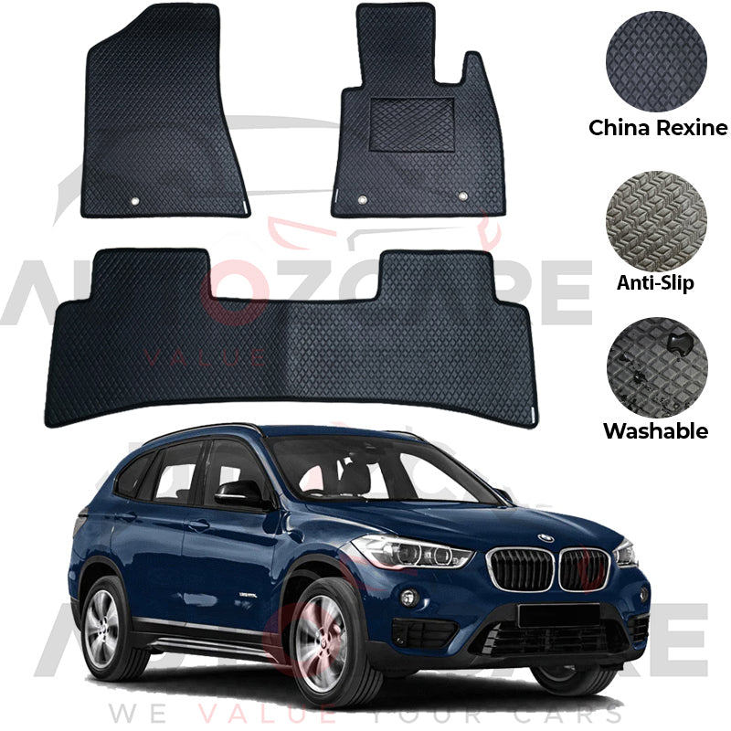 BMW X1 China Rexine Floor Mat 4PCS - Model 2016-2025