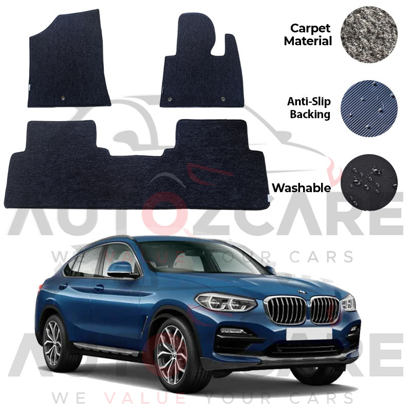 BMW X4 Genuine Fitting Carpet Floor Mat 4PCS - Model 2014-2018