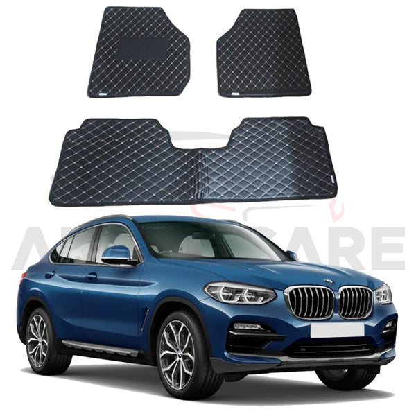 BMW X4 Series 7D Floor Mats ( Flat Style ) - Model 2014-2018 - AutozCare Pakistan