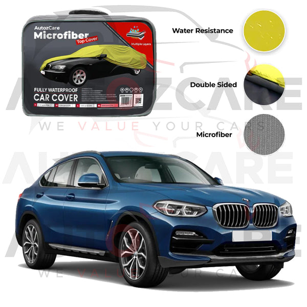 BMW X4 Series Microfiber Car Top Cover - Model 2014-2018