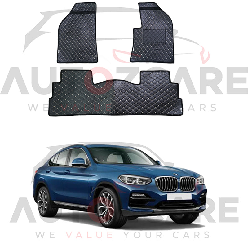 BMW X4 Series 7D Floor Mats ( Flat Style ) - Model 2014-2018