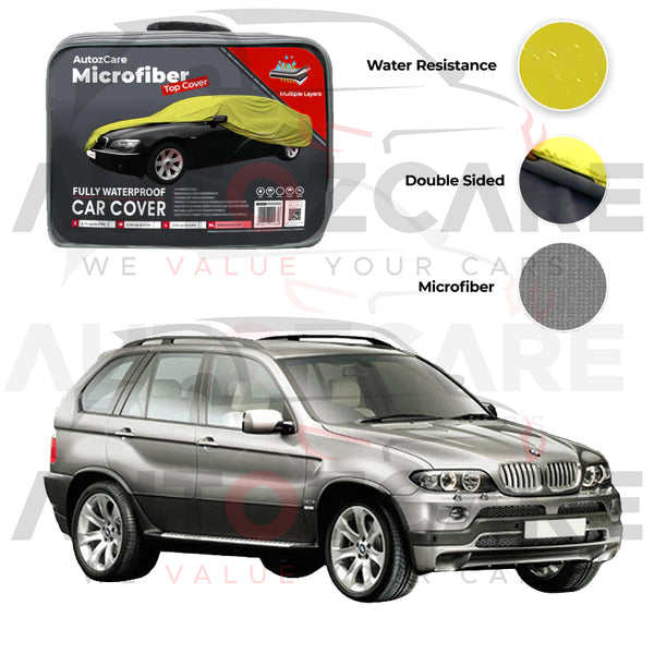 BMW X5 Series Microfiber Car Top Cover - Model 1999-2006
