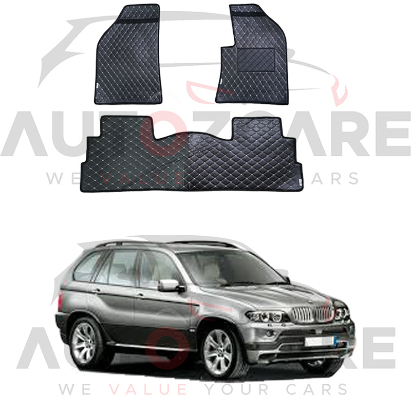 BMW X5 Series 7D Floor Mats ( Flat Style ) - Model 1999-2006