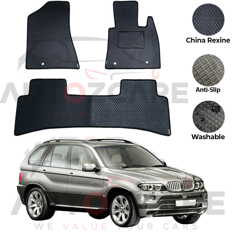 BMW X5 Series China Rexine Floor Mat 3PCS - Model 1999-2006