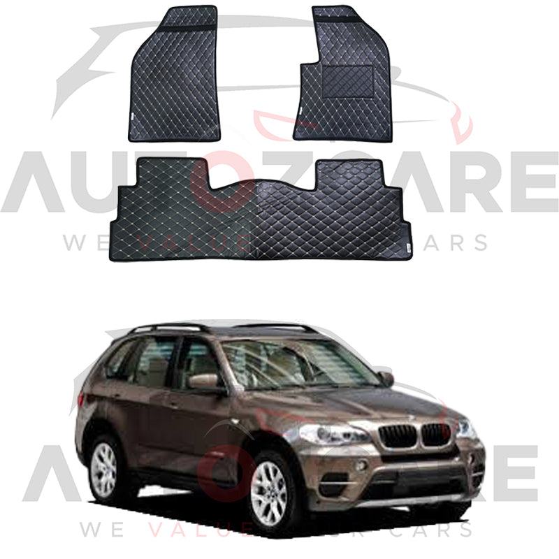 BMW X5 Series 7D Floor Mats ( Flat Style ) - Model 2006-2013