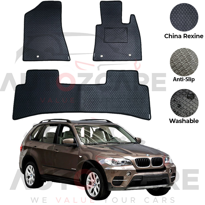 BMW X5 Series China Rexine Floor Mat 4PCS - Model 2006-2013
