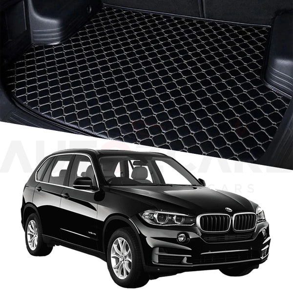 BMW X5 Series 7D Custom Car Trunk Mat - Model 2013-2018 - AutozCare Pakistan