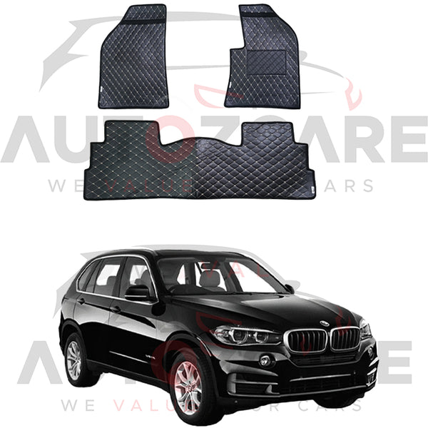 BMW X5 Series 7D Floor Mats ( Flat Style ) - Model 2013-2018