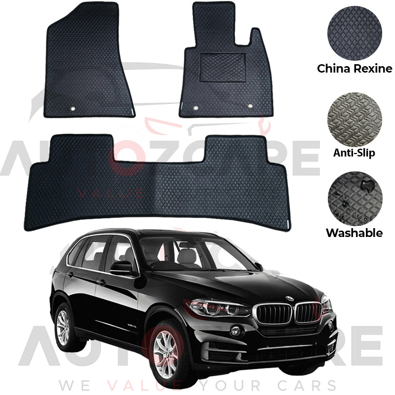 BMW X5 Series China Rexine Floor Mat 4PCS - Model 2013-2018