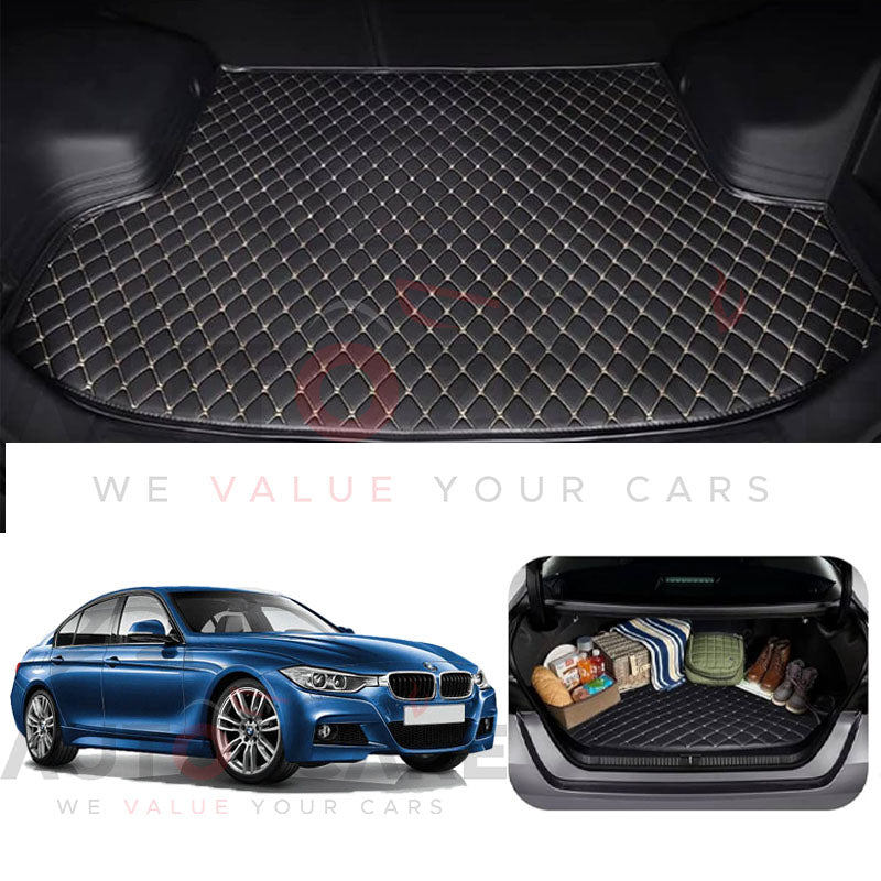 BMW 3 Series 7D Custom Car Trunk Mat - Model 2012-2018