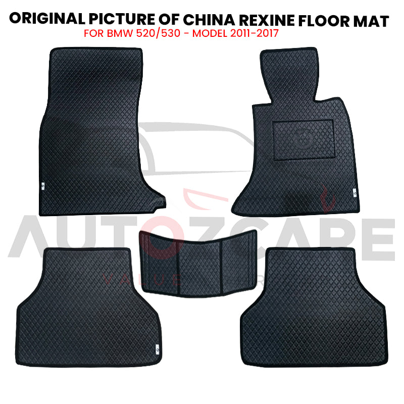 BMW 520/530 China Rexine Floor Mat 5PCS - Model 2011-2017
