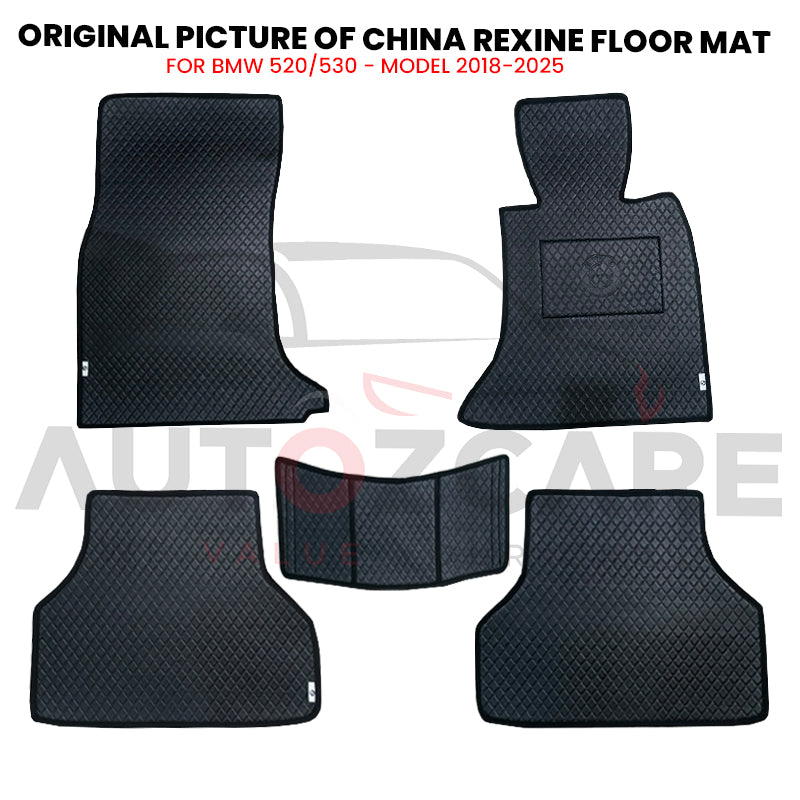 BMW 520/530 China Rexine Floor Mat 5PCS - Model 2018-2025