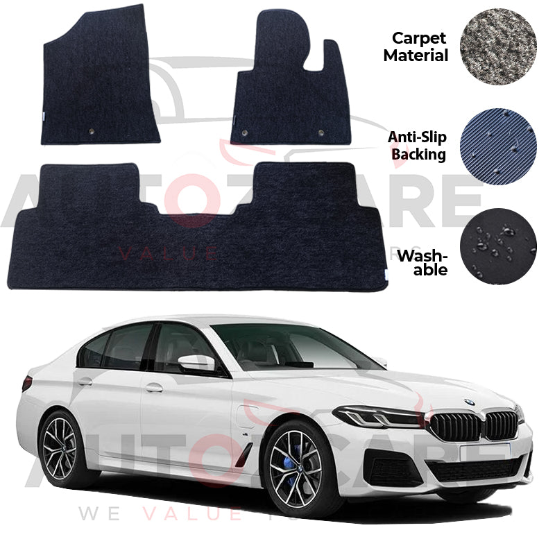 BMW 523i Genuine Fitting Carpet Floor Mat 3PCS - Model 2003-2017