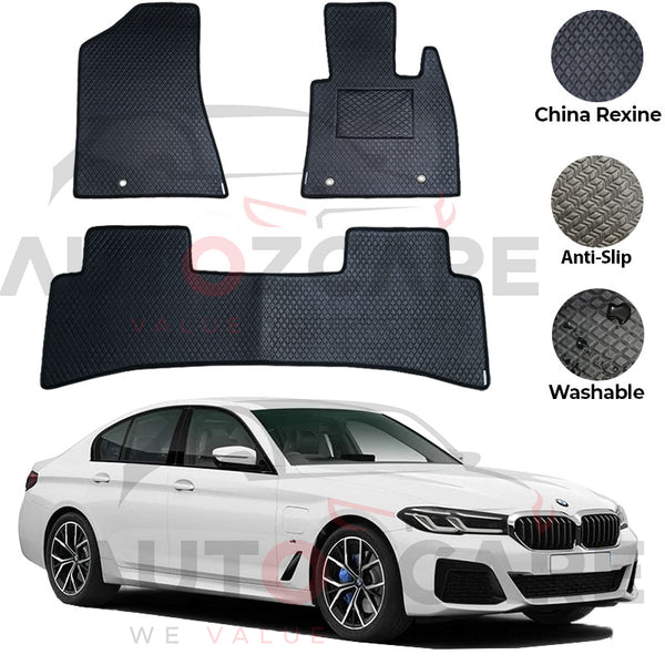 BMW 523i China Rexine Floor Mat 3PCS - Model 2003-2017