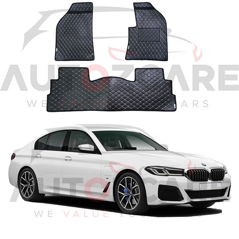 BMW 523i 7D Floor Mats (Flat Style) - Model 2003-2017