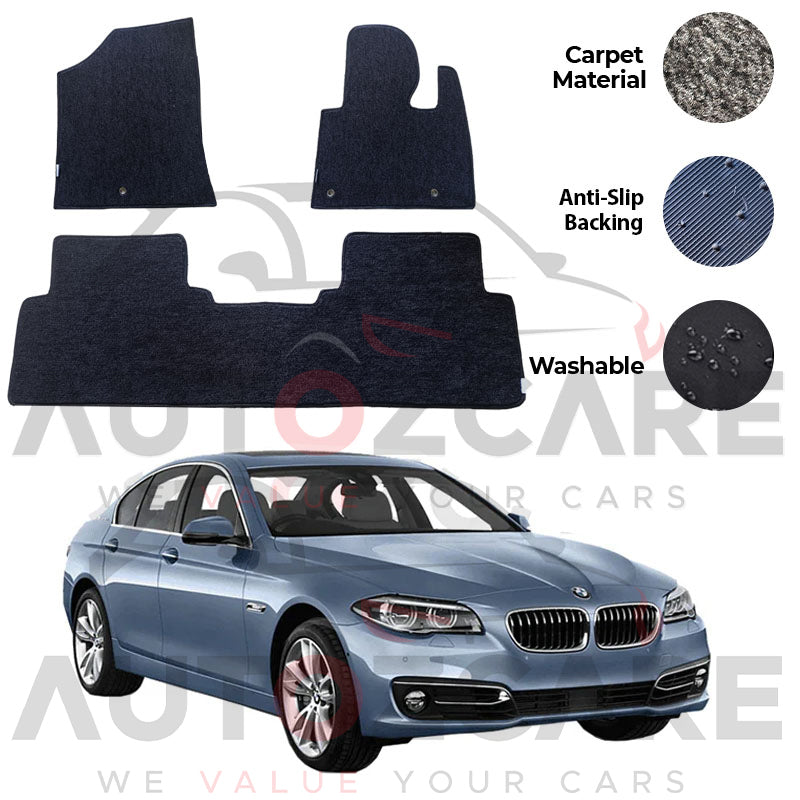 BMW 5 Series Genuine Fitting Carpet Floor Mat 3PCS - Model 2010-2018