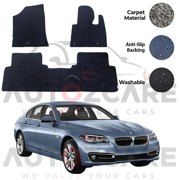 BMW 5 Series Genuine Fitting Carpet Floor Mat 3PCS - Model 2010-2018