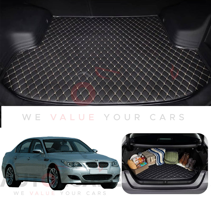 BMW 5 Series 7D Custom Car Trunk Mat - Model 2003-2010