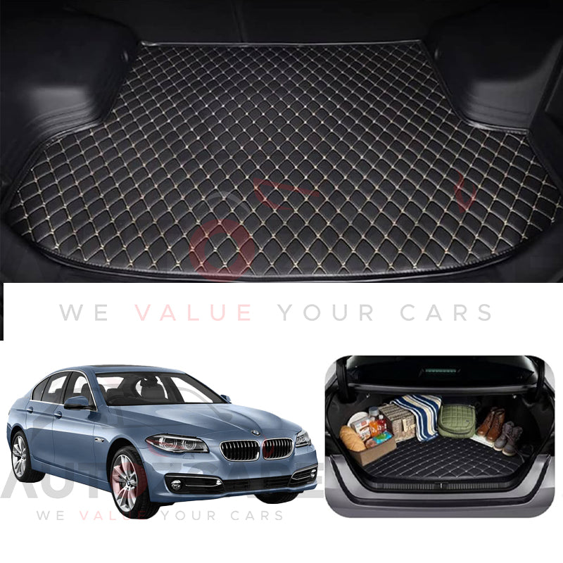 BMW 5 Series 7D Custom Car Trunk Mat - Model 2010-2018