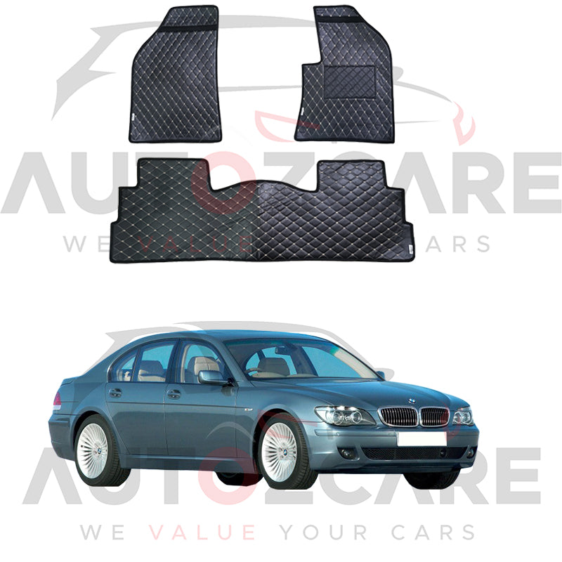 BMW 7 Series 7D Floor Mat ( Flat Style ) 5Pcs - Model 2002-2009