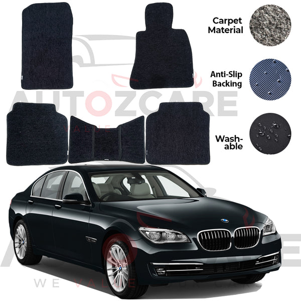 BMW 7 Series Genuine Fitting Carpet Floor Mat 5PCS - Model 2009-2015