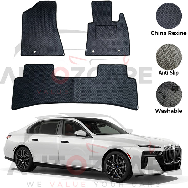 BMW 7 Series China Rexine Floor Mat 5PCS - Model 2023-2025
