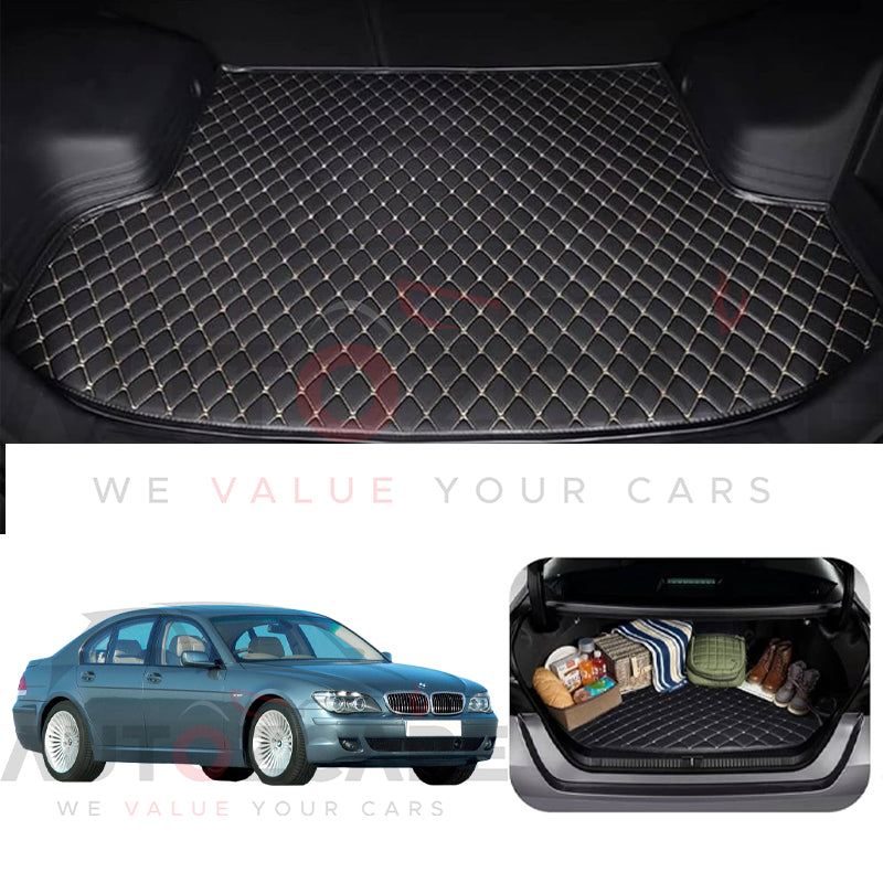 BMW 7 Series 7D Custom Car Trunk Mat - Model 2002-2009