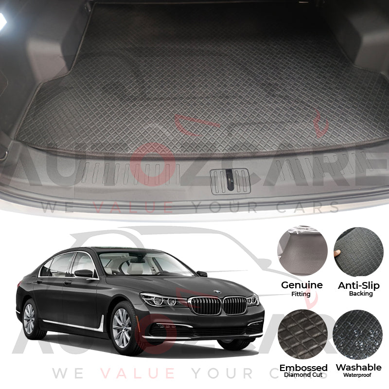 BMW 7 Series China Rexine Custom-Size Trunk Mat - Model 2016-2022