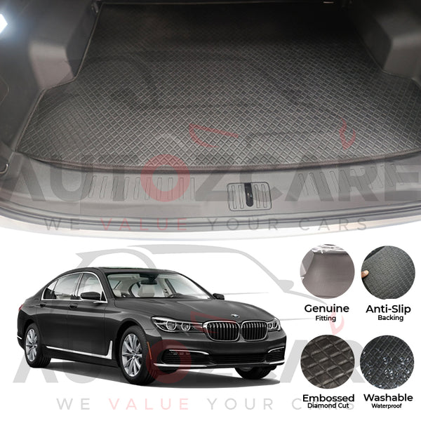 BMW 7 Series China Rexine Custom-Size Trunk Mat - Model 2016-2022