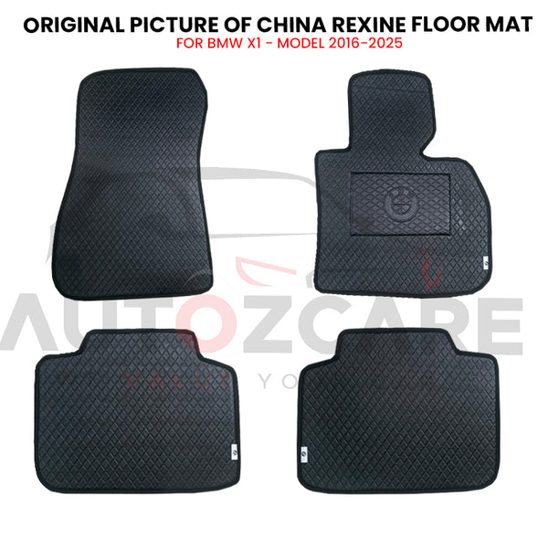 BMW X1 China Rexine Floor Mat 4PCS - Model 2016-2025