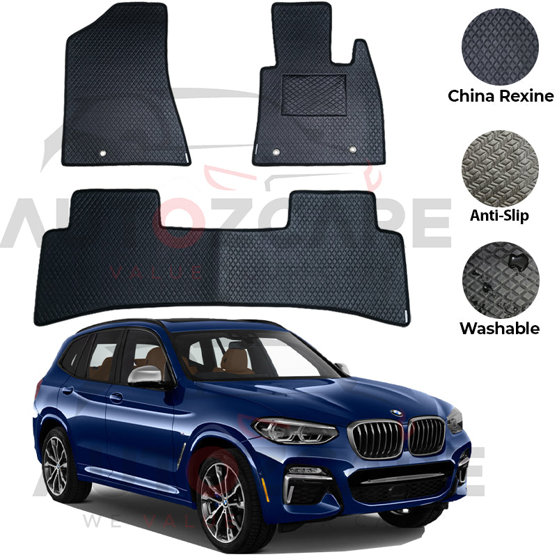 BMW X3 China Rexine Floor Mat 5PCS - Model 2018-2024