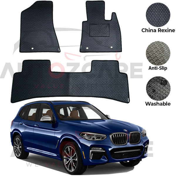 BMW X3 China Rexine Floor Mat 5PCS - Model 2018-2024