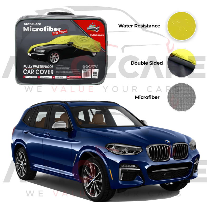 BMW X3 Microfiber Car Top Cover - Model 2018-2024