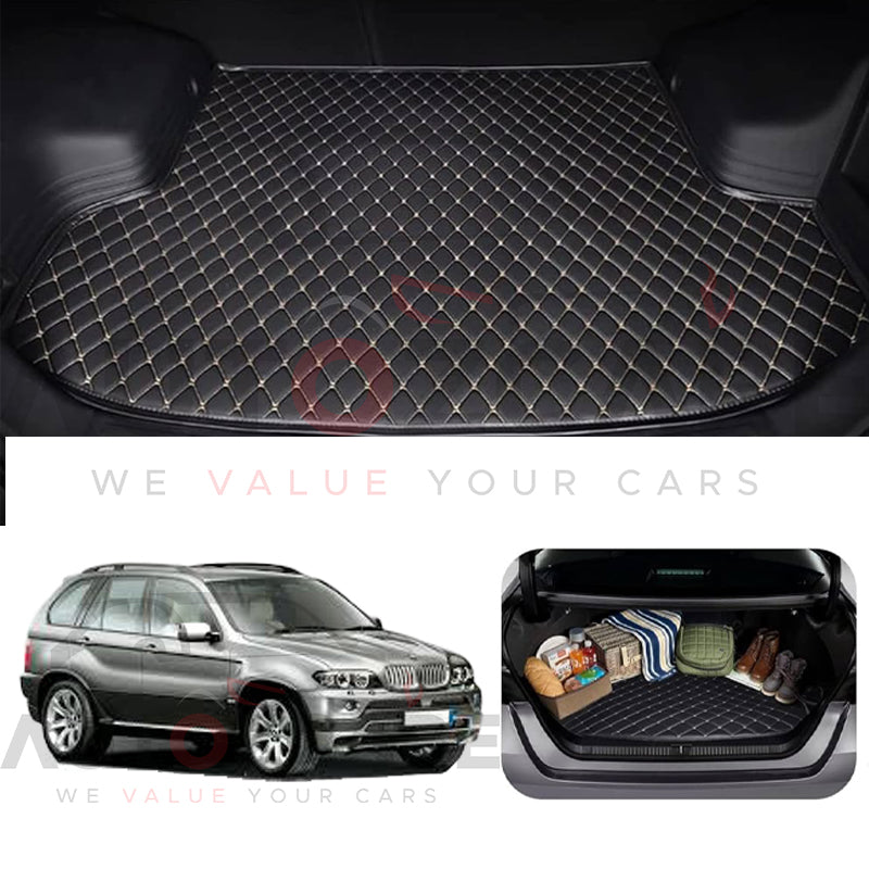 BMW X5 Series 7D Custom Car Trunk Mat - Model 1999-2006