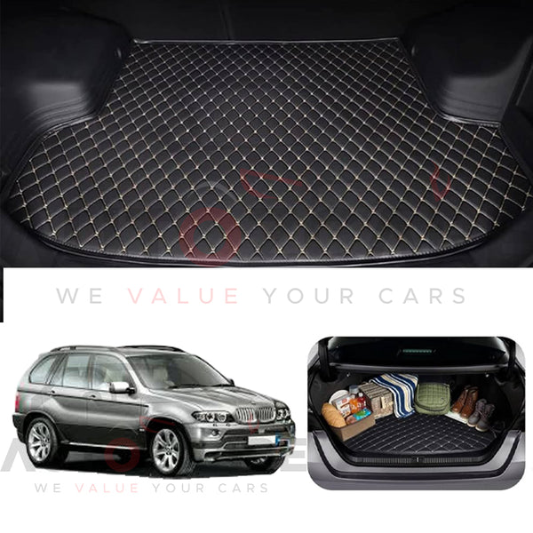 BMW X5 Series 7D Custom Car Trunk Mat - Model 1999-2006