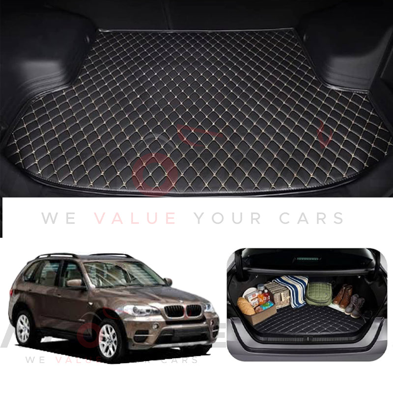 BMW X5 Series 7D Custom Car Trunk Mat - Model 2006-2013