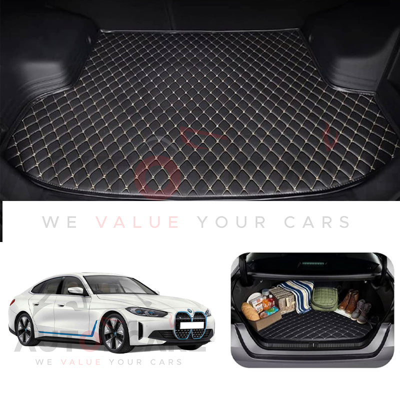 BMW i4 7D Custom Car Trunk Mat - Model 2022-2025