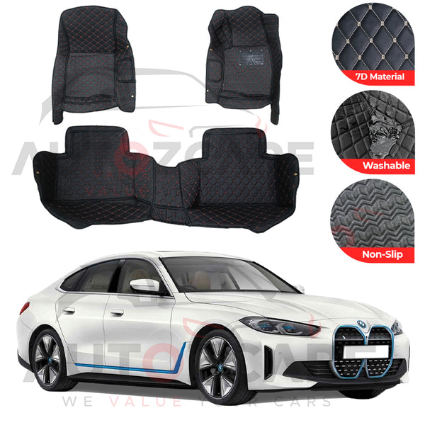 BMW i4 7D Floor Mat (Tray Style) 5PCS - Model 2022-2025