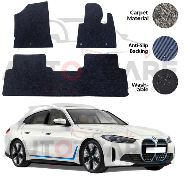 BMW i4 Genuine Fitting Carpet Floor Mat 5PCS - Model 2022-2025