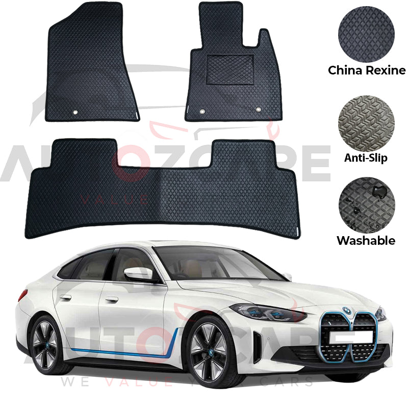 BMW i4 China Rexine Floor Mat 5PCS - Model 2022-2025