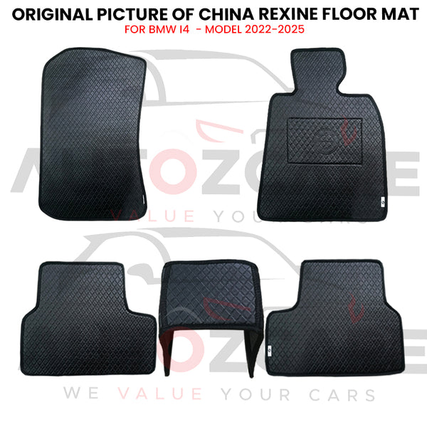 BMW i4 China Rexine Floor Mat 4PCS - Model 2022-2025