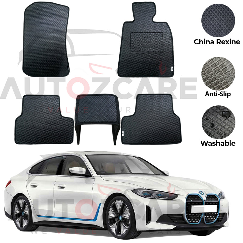 BMW i4 China Rexine Floor Mat 4PCS - Model 2022-2025