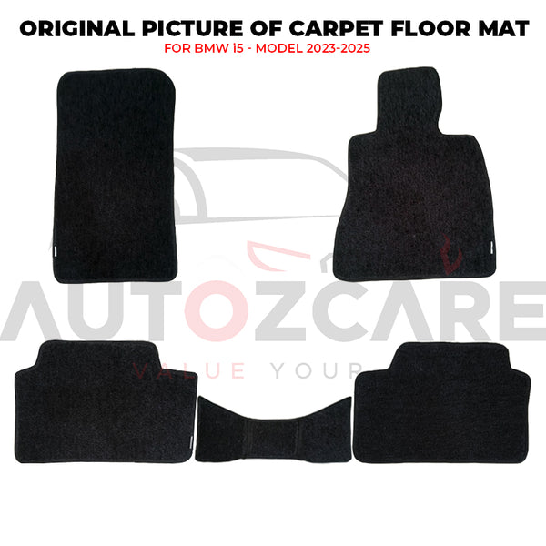 BMW i5 Genuine Fitting Carpet Floor Mat 5PCS - Model 2023-2025