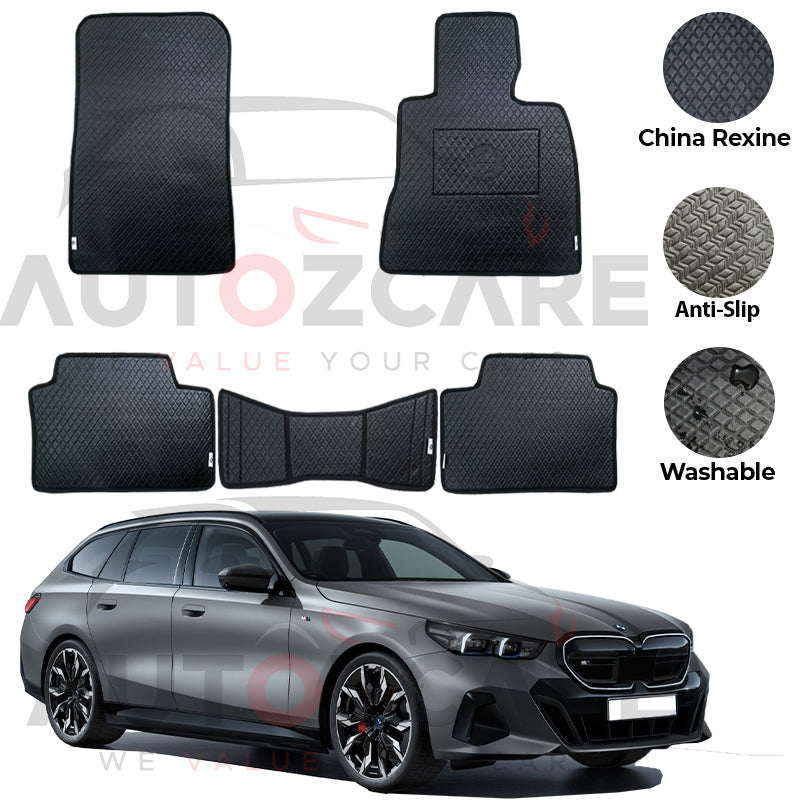 BMW I5 China Rexine Floor Mat 5PCS - Model 2023-2025