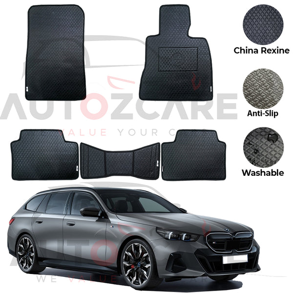 BMW I5 China Rexine Floor Mat 5PCS - Model 2023-2025